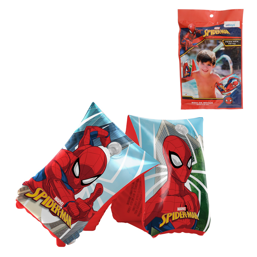 BOIA INFLAVEL PARA BRACO SPIDERMAN 23X14CM