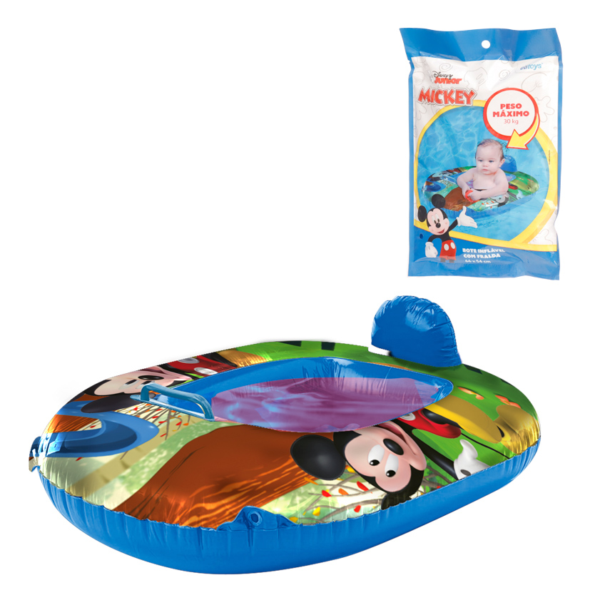 BOTE INFLAVEL COM FRALDA MICKEY 66X54CM