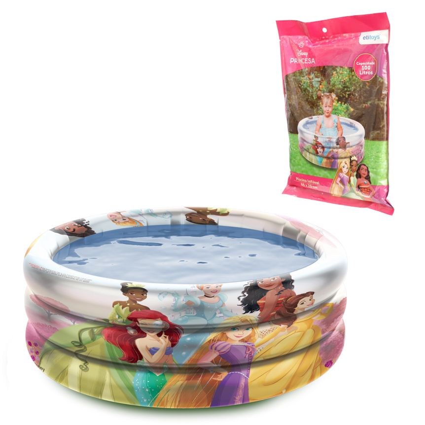 PISCINA INFLAVEL PRINCESAS 100 LITROS