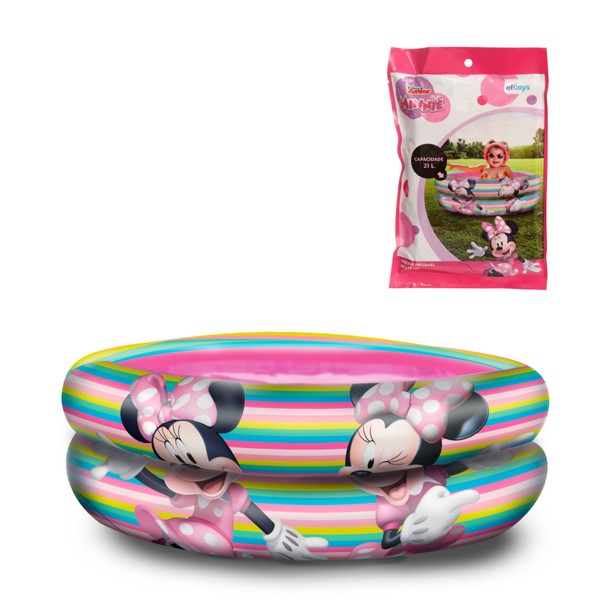 PISCINA INFLAVEL MINNIE 21 LITROS