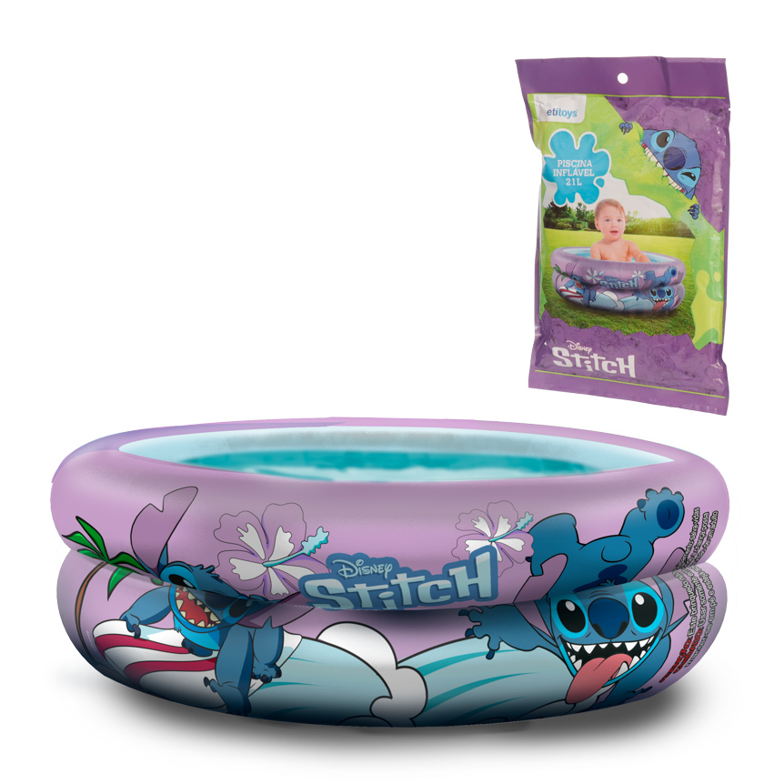 PISCINA INFLAVEL STITCH 21 LITROS