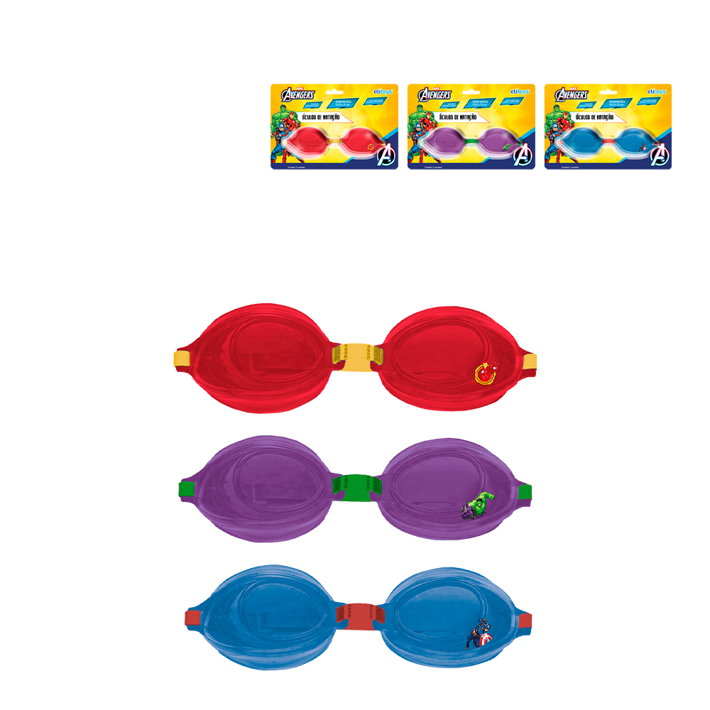 OCULOS DE NATACAO REDONDO AVENGERS