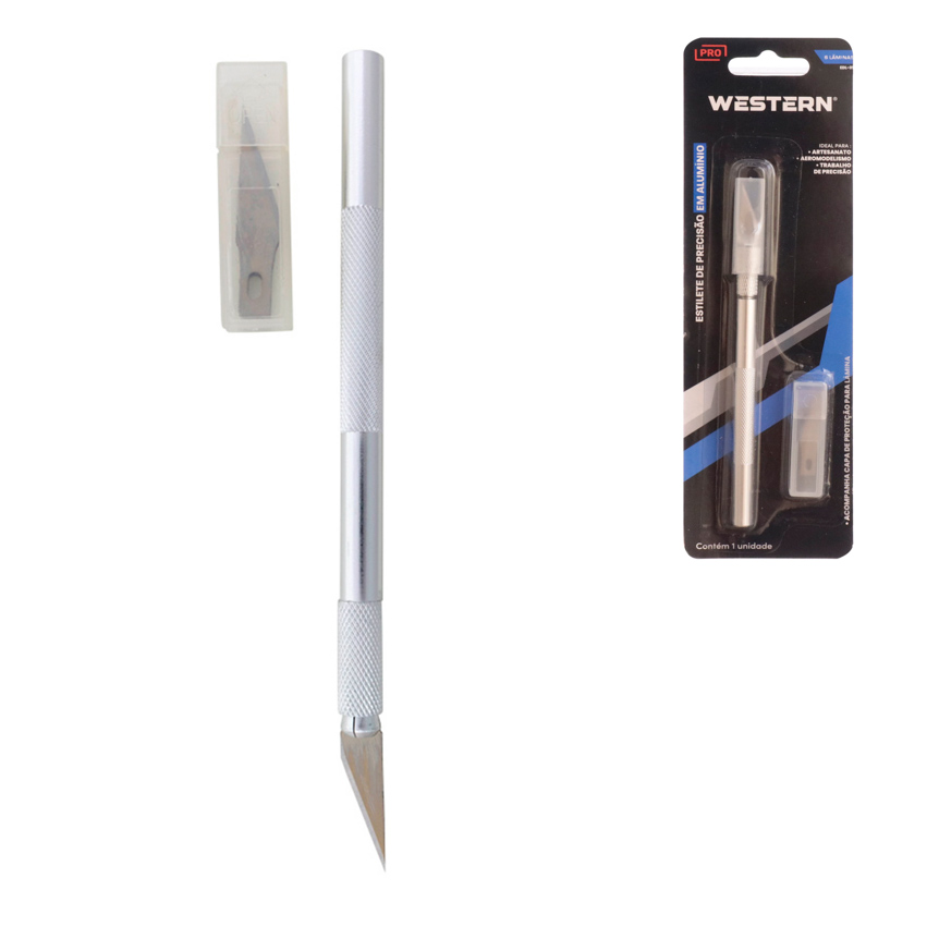 ESTILETE DE PRECISAO 6 PONTAS 16CM