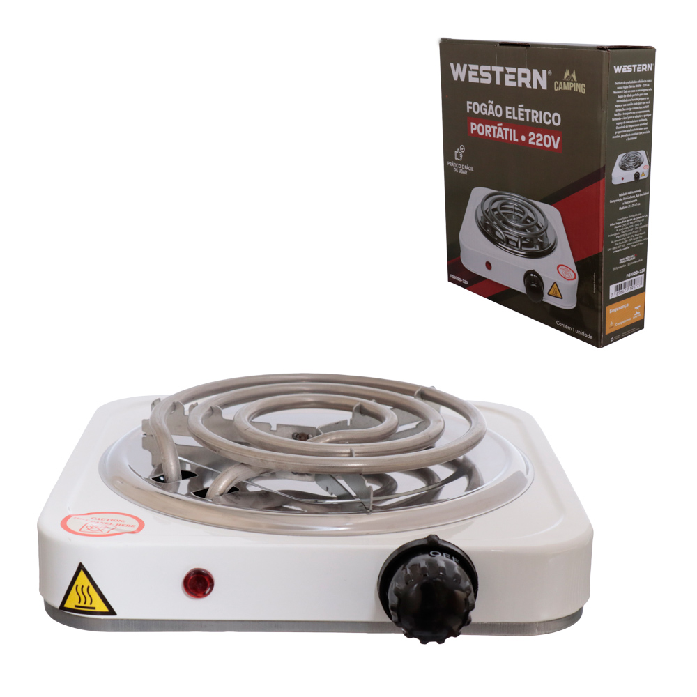 FOGAO ELETRICO PORTATIL 1 BOCA 220V - 1000W