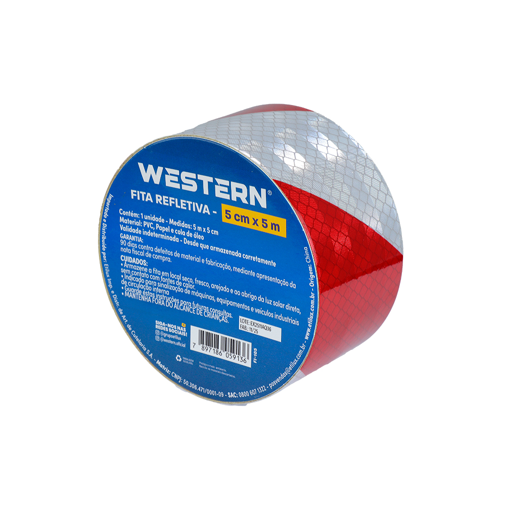 FITA REFLETIVA PVC - 0,05 X 5M