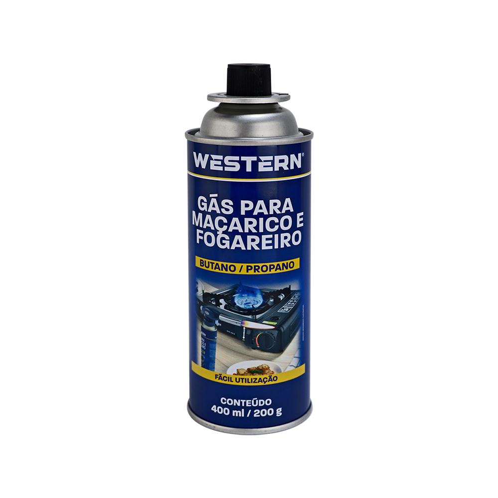 GAS PARA MACARICO E FOGAREIRO IMPORTADO 400ML