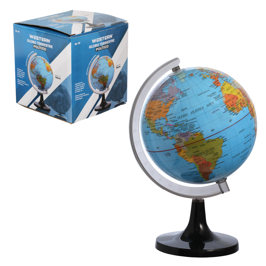 GLOBO TERRESTRE 14CM