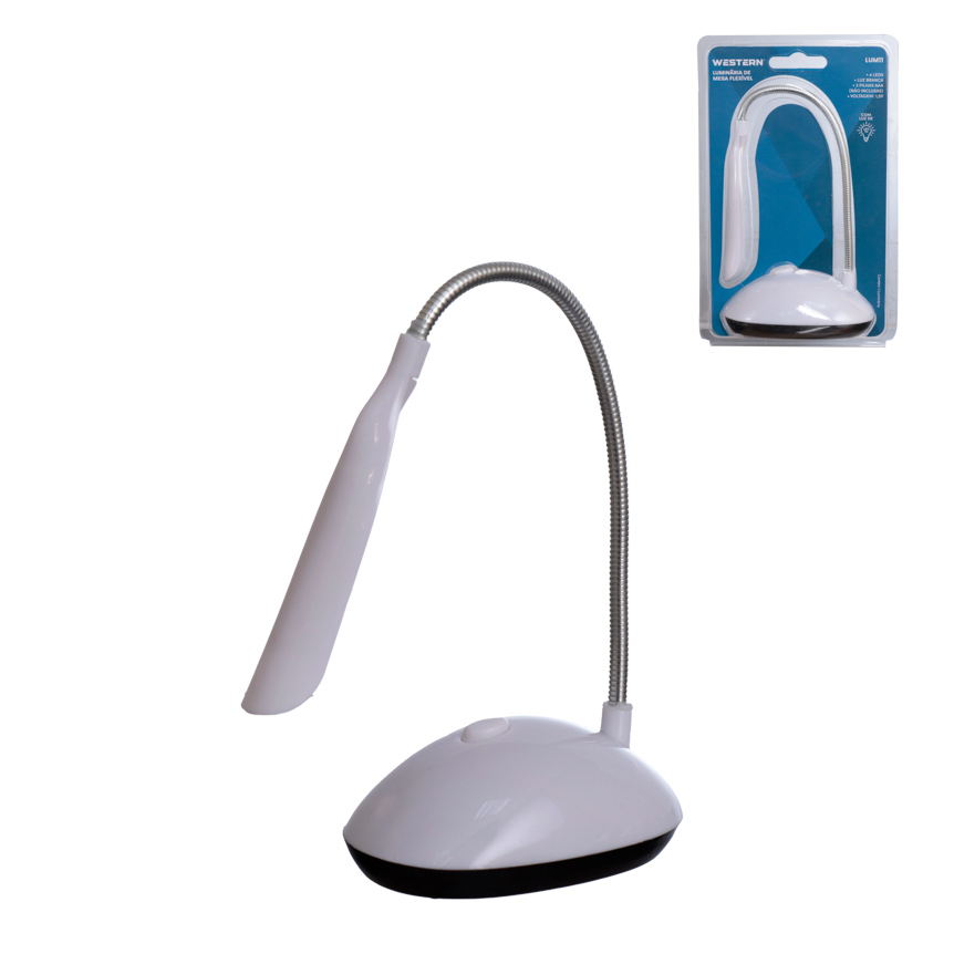 MINI LUMINARIA LED DE MESA DOBRAVEL A PILHA