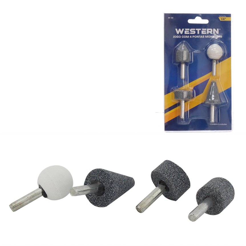 PONTAS MONTADAS 4PC
