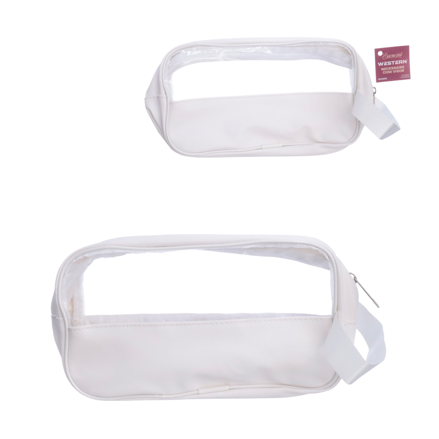 NECESSAIRE COM VISOR COLECAO ESSENCIAL 21,5CM