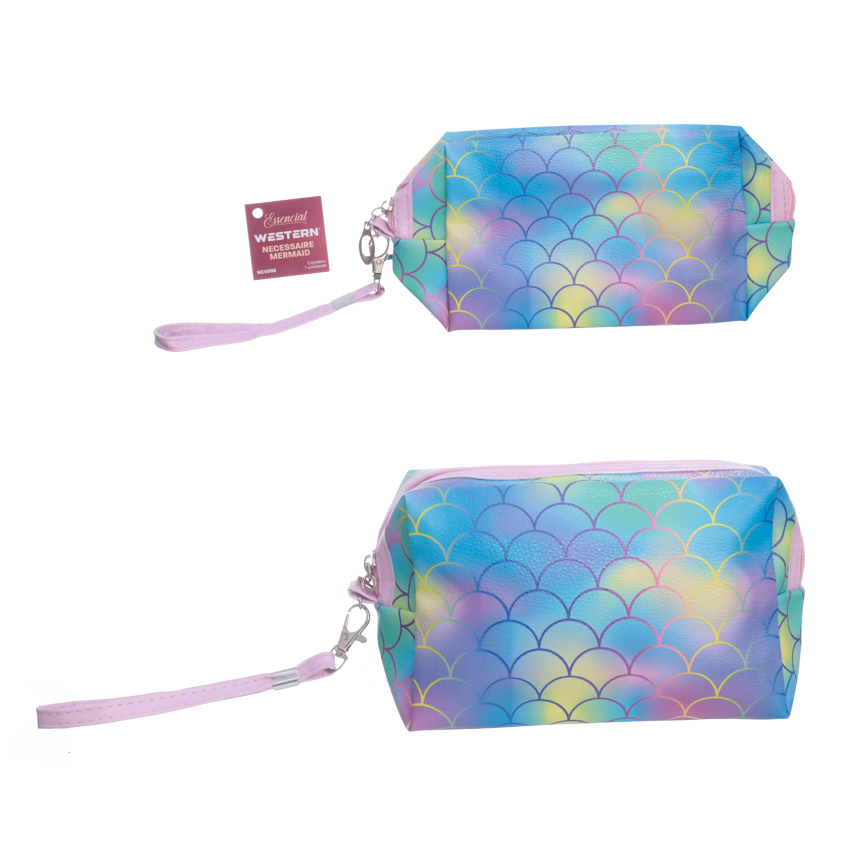 NECESSAIRE MERMAID COLECAO ESSENCIAL 18CM