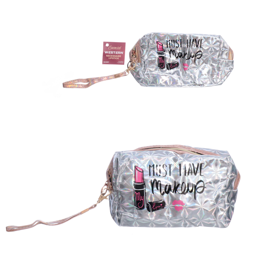 NECESSAIRE LIPSTICK COLECAO ESSENCIAL 18CM