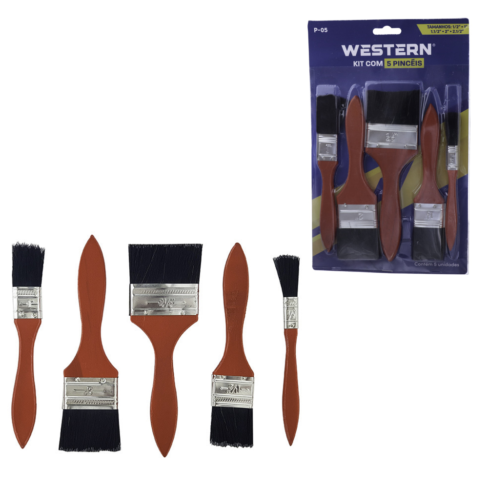 PINCEL PINTURA CB VM 5PC