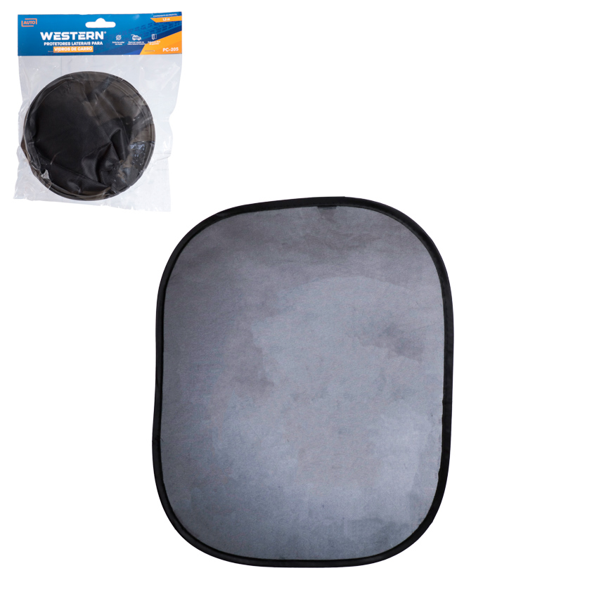 JOGO 2 PROTETORES SOLARES DE AUTOMOVEL PARA VIDRO LATERAL 44 X 36CM