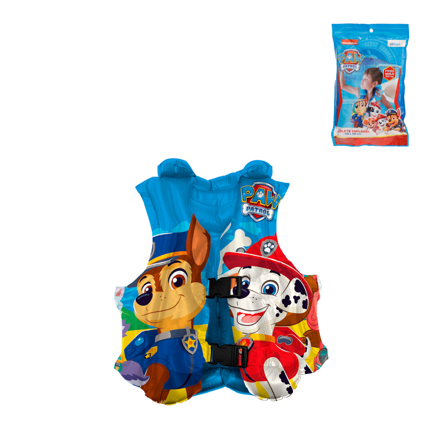 COLETE INFLAVEL PATRULHA CANINA 43X35CM