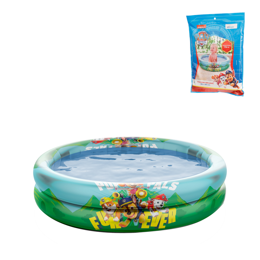 PISCINA INFLAVEL PATRULHA CANINA 70 LITRO