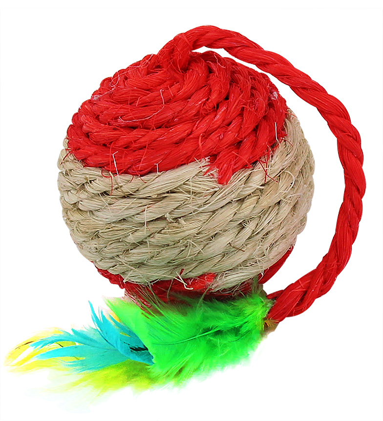 BRINQUEDO PARA GATO BOLA SISAL
