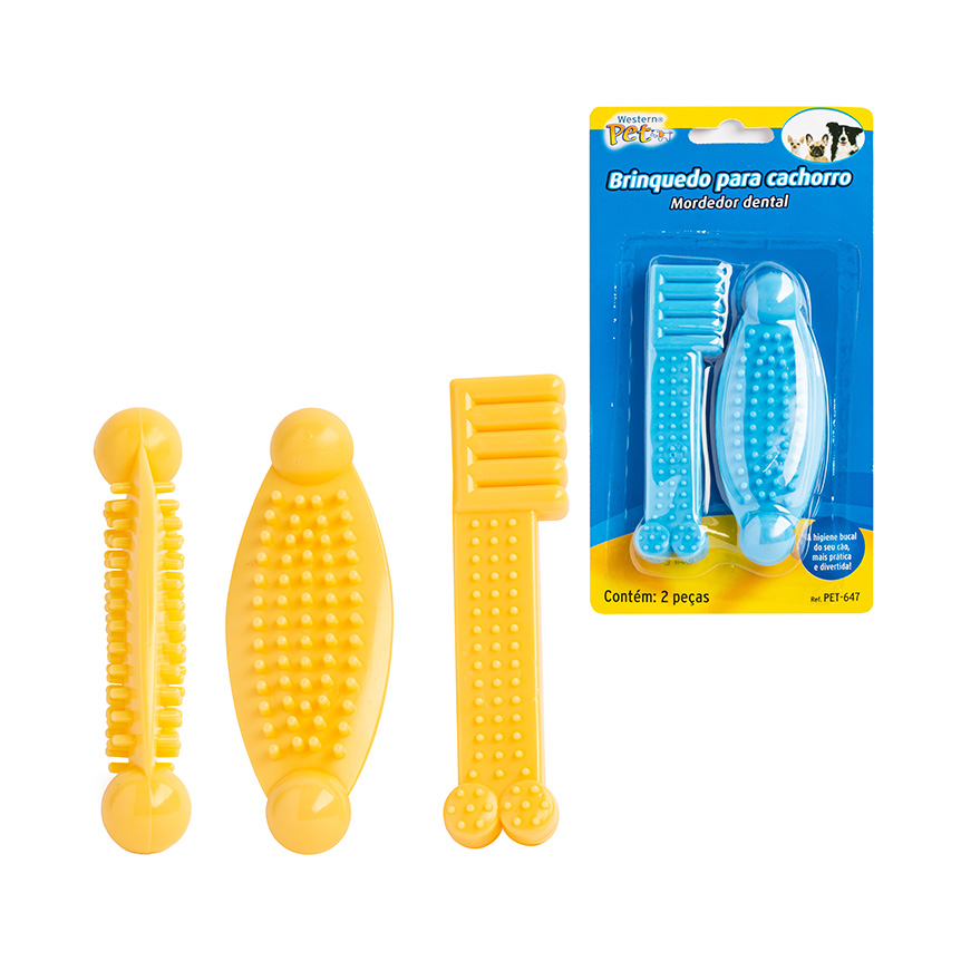BRINQUEDO PARA CACHORRO MORDEDOR DENTAL