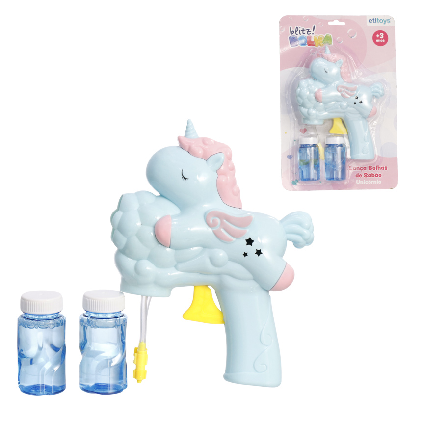 LANCA BOLHA DE SABAO UNICORNIO