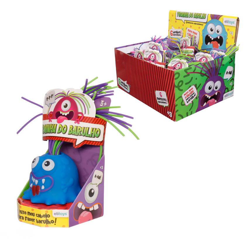 BONECO INFANTIL TURMINHA DO BARULHO DISPLAY