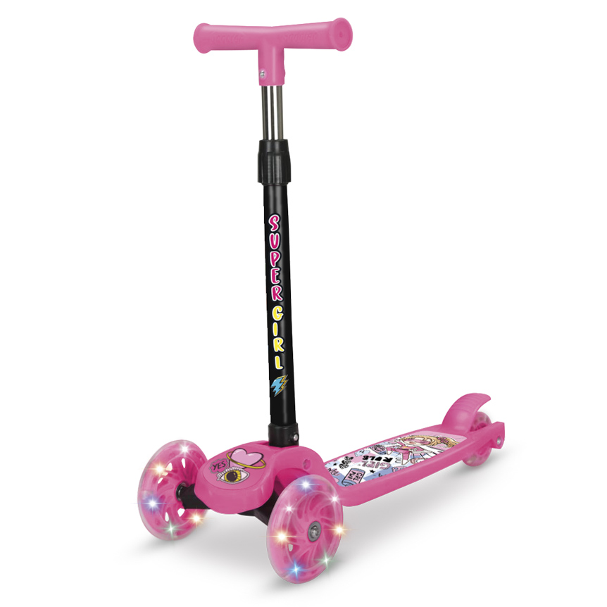 PATINETE INFALTIL COM 3 RODAS FEMININO