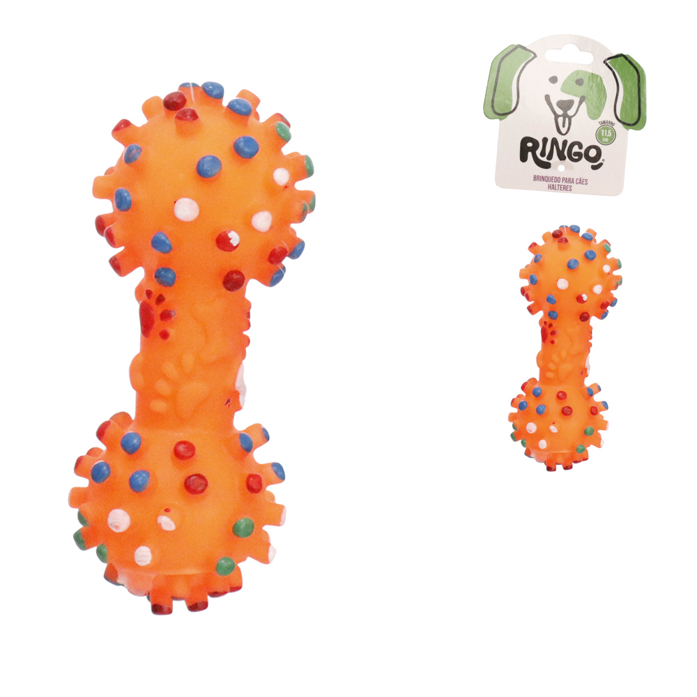 BRINQUEDO PARA CACHORRO HALTERES 11,5CM