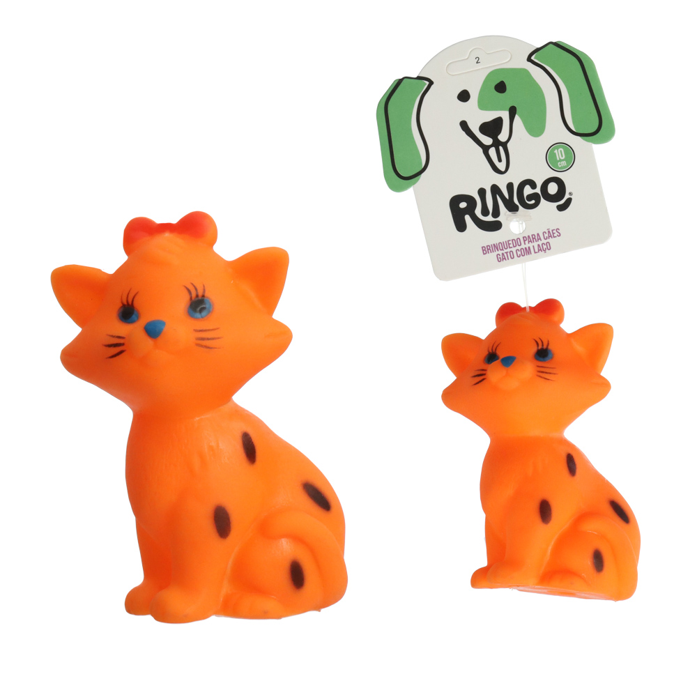 BRINQUEDO PARA CACHORRO GATO COM LACO 10CM
