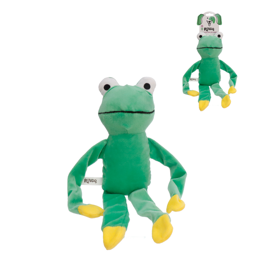 BRINQUEDO PARA CAES DE PELUCIA SAPO SORTIDO