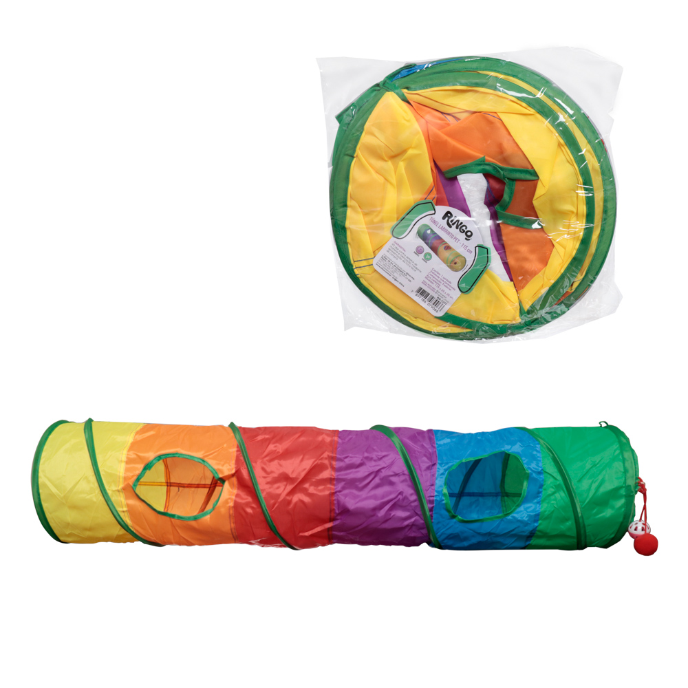 TUNEL LABIRINTO PARA CAES E GATOS 115CM