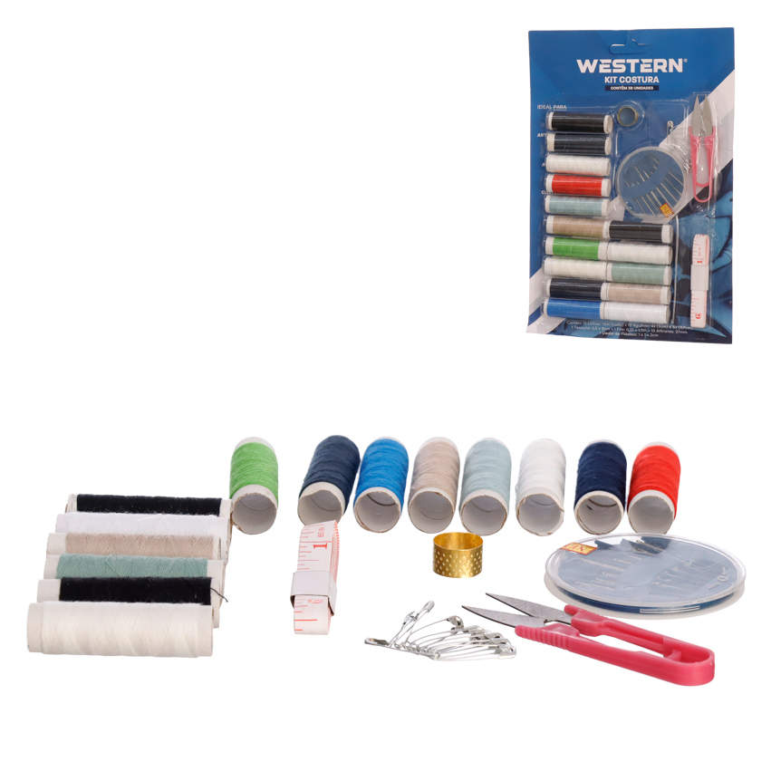KIT DE COSTURA 44 PECAS - WESTERN