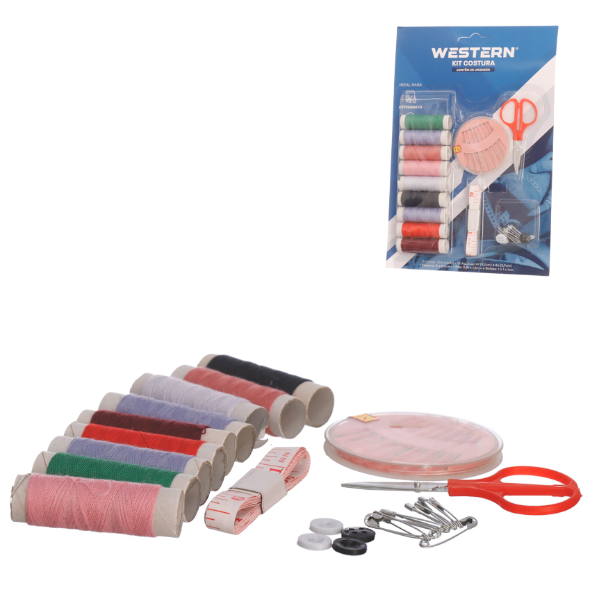 KIT DE COSTURA 42 PECAS - WESTERN