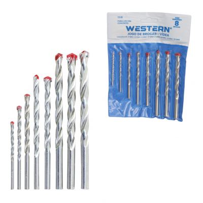 BROCAS VIDEA 8 PECAS 3MM A 10MM