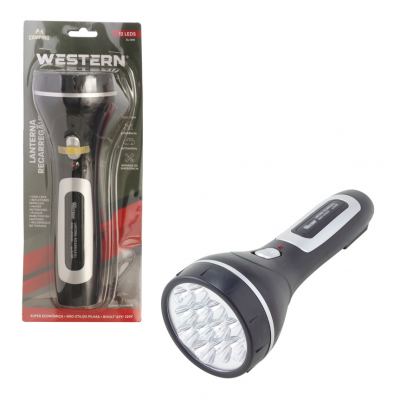 LANTERNA RECARREGAVEL LONGA 12 LEDS