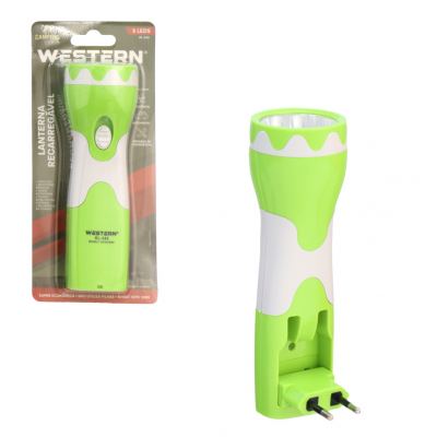 LANTERNA RECARREGAVEL CURTA 5 LEDS