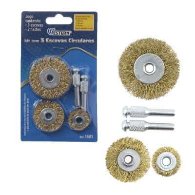 ESCOVAS CIRCULARES 3PCS