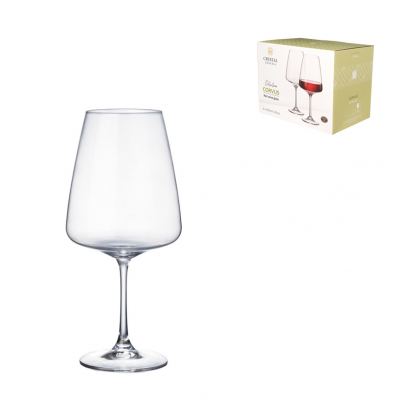 TACA PARA VINHO DE CRISTAL CORVUS 750ML 6 PECAS