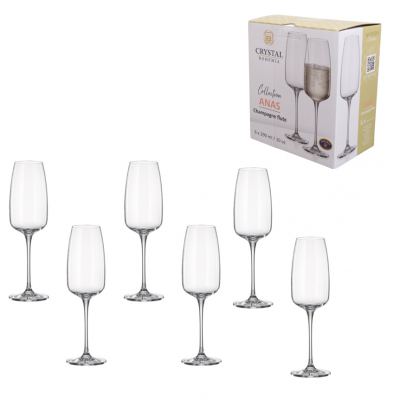 TACA DE CHAMPANHE ANAS 290ML 6 PECAS