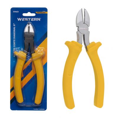 ALICATE DE CORTE DIAGONAL AMARELO 6"