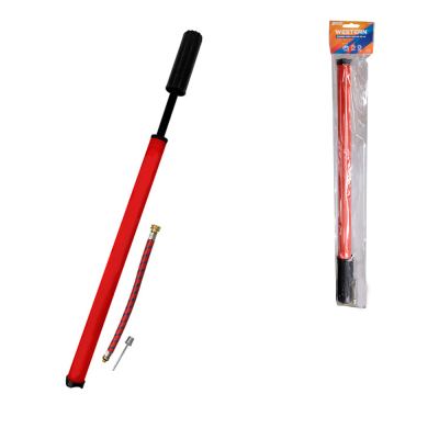 BOMBA DE AR MANUAL PARA INFLAR VERMELHA 40CM