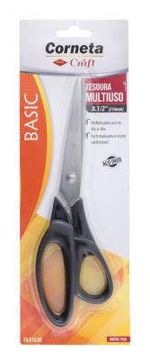 TESOURA BASIC MULTIUSO 8.1/2"