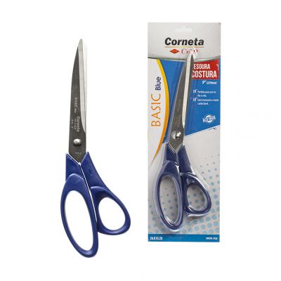 TESOURA COSTURA 9" AZUL BASIC BLUE