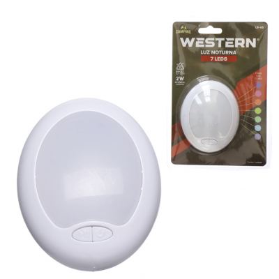 LUZ NOTURNA 7 LEDS