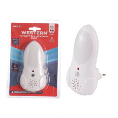 REPELENTE ELETRONICO PARA MOSQUITO COM LUZ NOTURNA BIVOLT