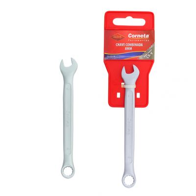 CHAVE COMBINADA PLANA 8MM CORNETA