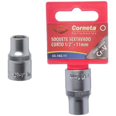 SOQUETE SEXTAVADO CRT 1/2 11MM