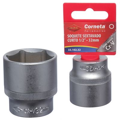 SOQUETE SEXTAVADO CRT 1/2 32MM