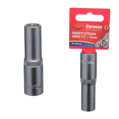 SOQUETE ESTRIADO LG 1/2 13MM