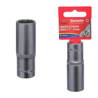 SOQUETE ESTRIADO LG 1/2 21MM