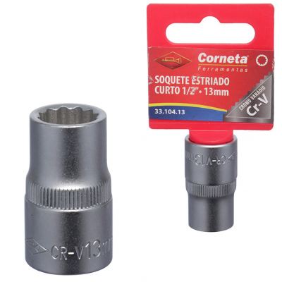 SOQUETE ESTRIADO CRT 1/2 13MM