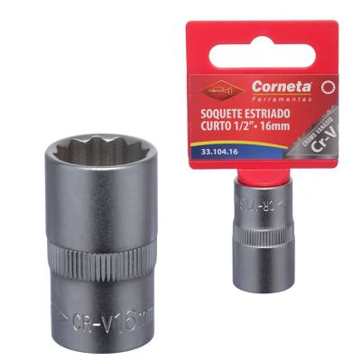 SOQUETE ESTRIADO CRT 1/2 16MM